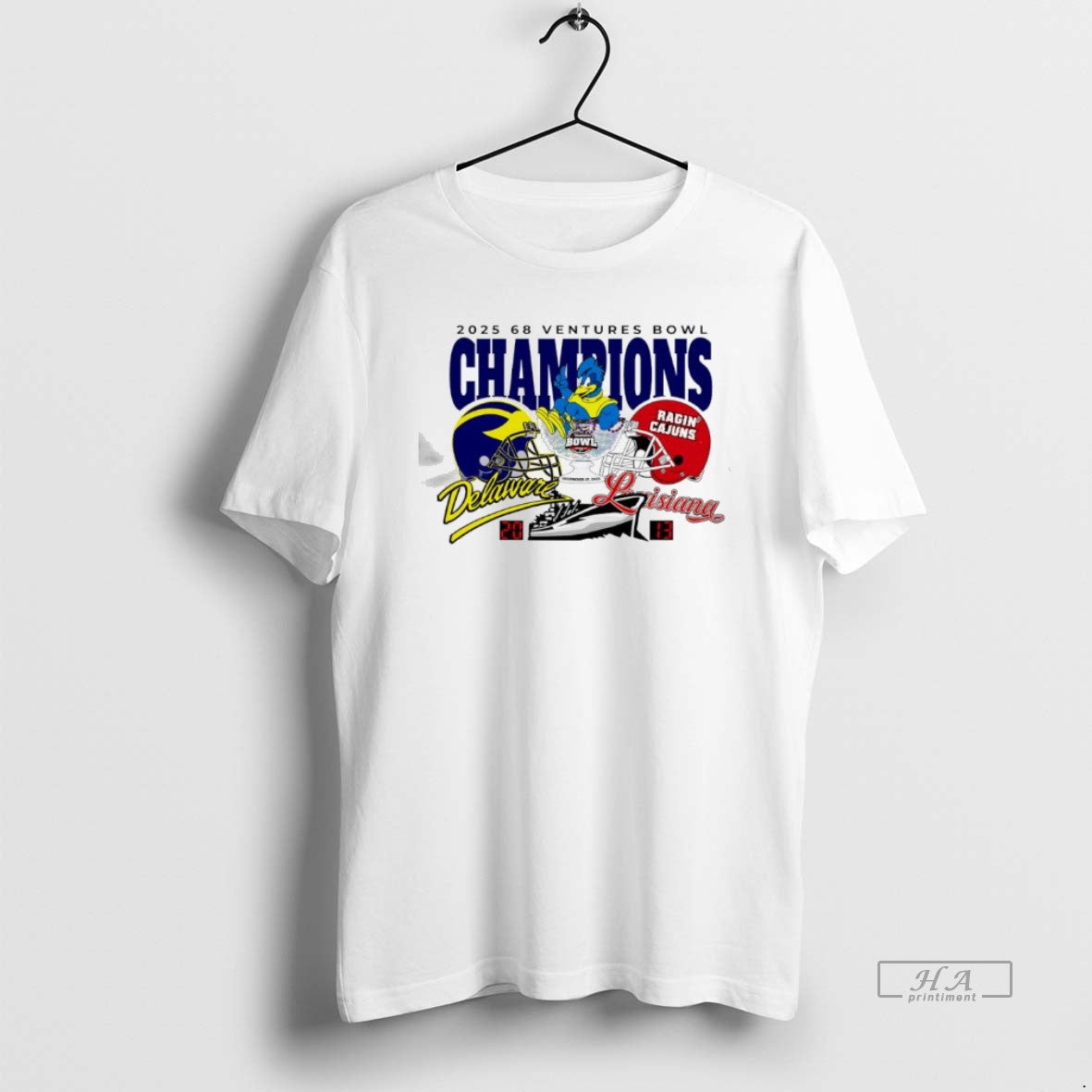 Official Delaware Blue Hens Vs Louisiana Ragin Cajuns Victory 2025 68 Ventures Bowl Held In