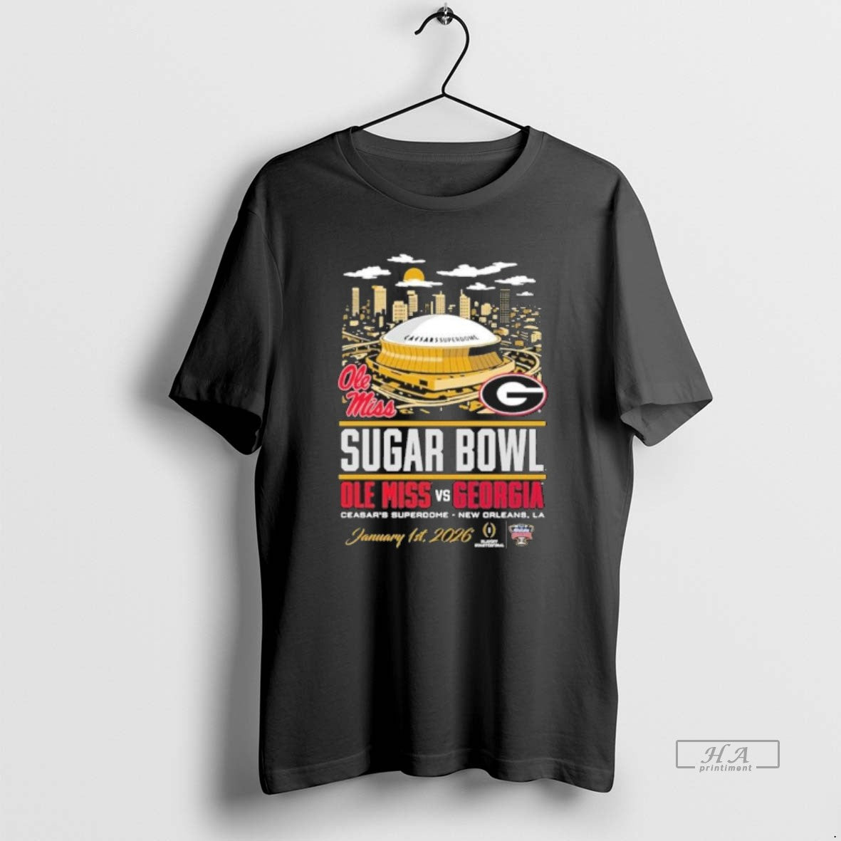 Official Georgia Bulldogs 2026 Sugar Bowl Head To Head Vs Ole Miss January 1st Stadium