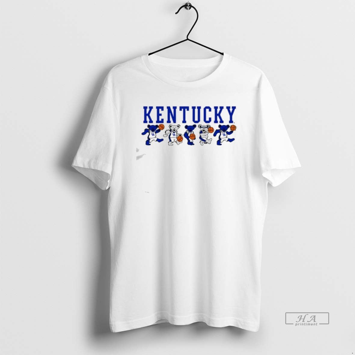 Official Grateful Dead Dancing Bears Kentucky Wildcats Basketball Logo