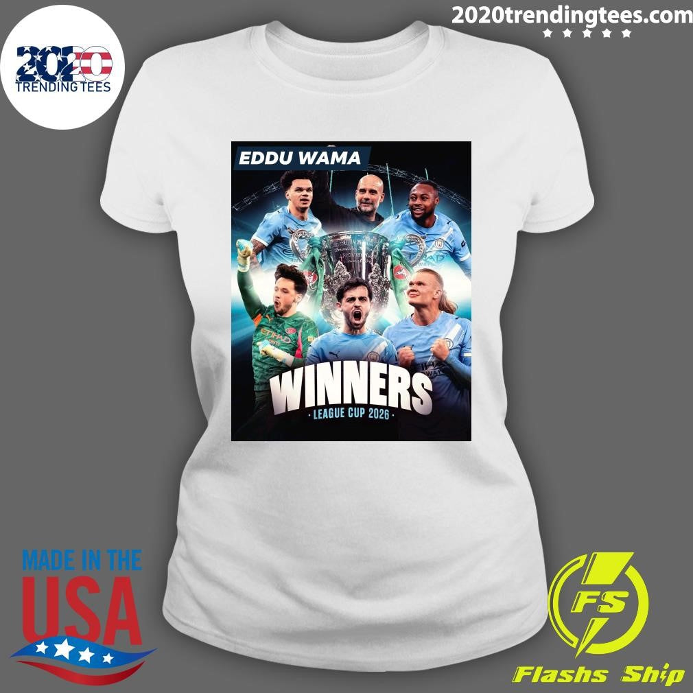 Manchester City Are Carabao Cup Winners For 2025-2026 Shirt
