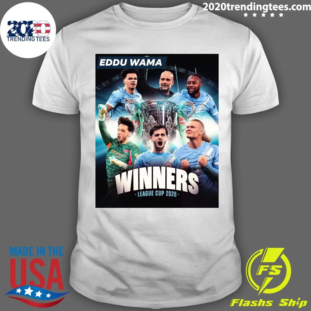 Manchester City Are Carabao Cup Winners For 2025-2026 Shirt