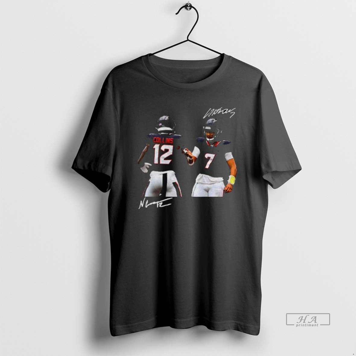 Official Nico Collins And Cj Stroud Houston Texans Football Signature Vintage