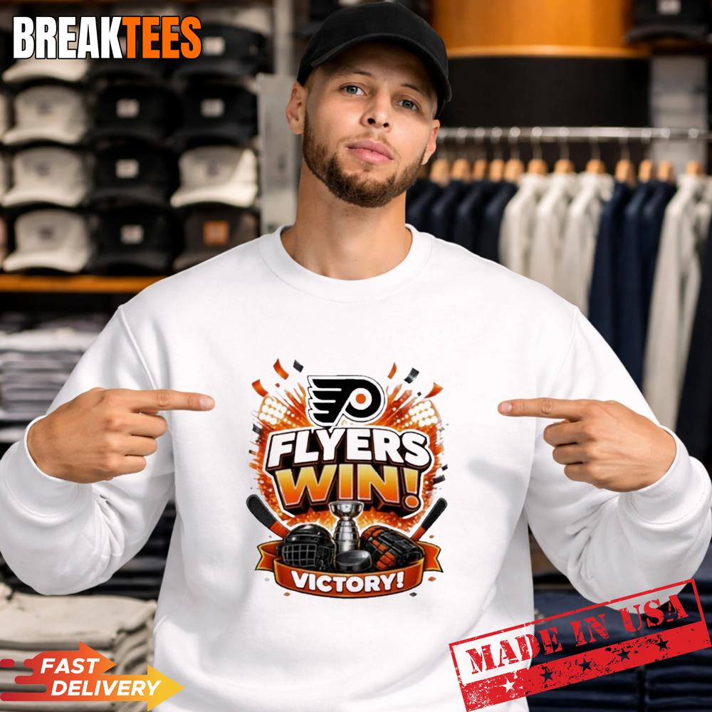 Philadelphia Flyers win victory ICE HOCKEY Shirt