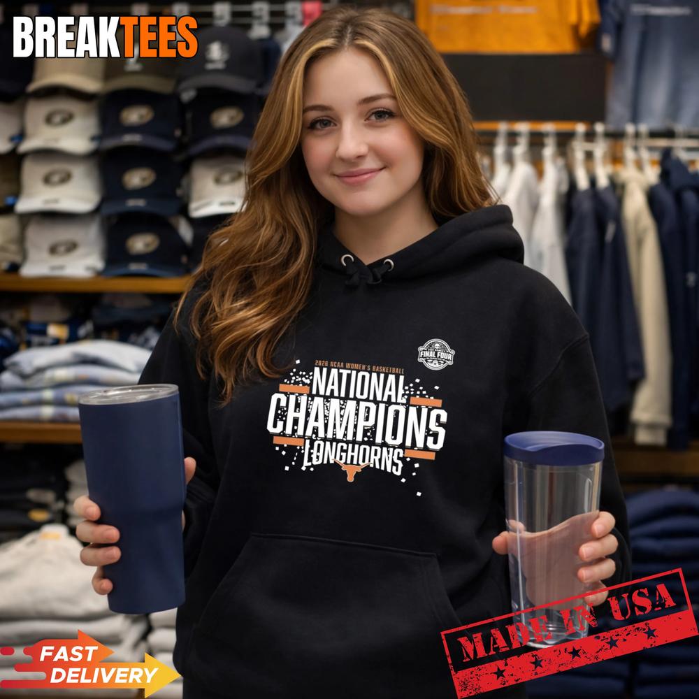 Texas Longhorns 2026 Women’s Basketball National Champions Locker Room Shirt