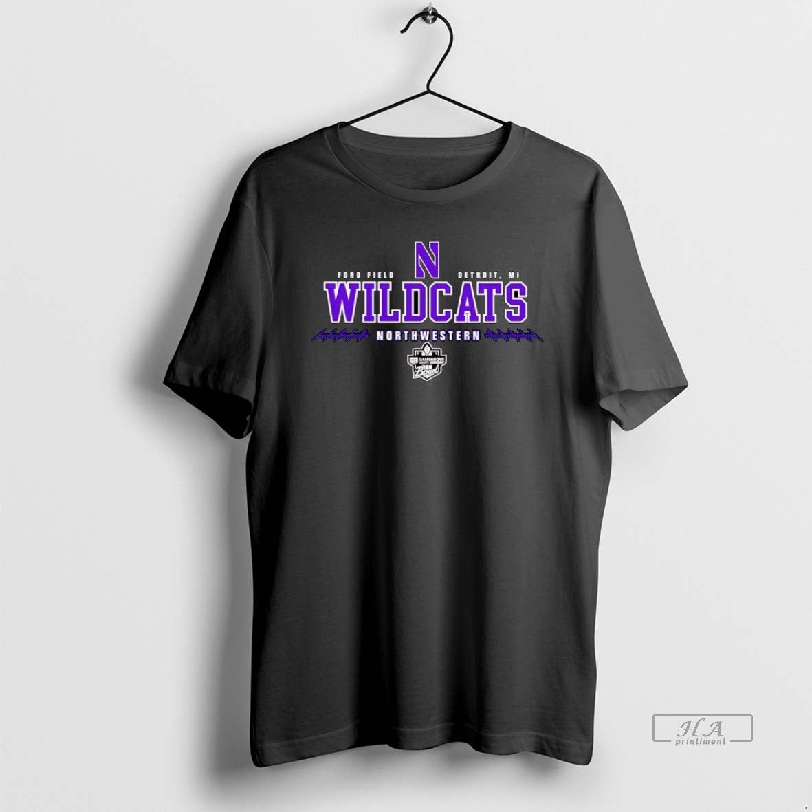 Official Wildcats Northwestern 2025 Gameabove Sports Bowl Hash Marks Christmas