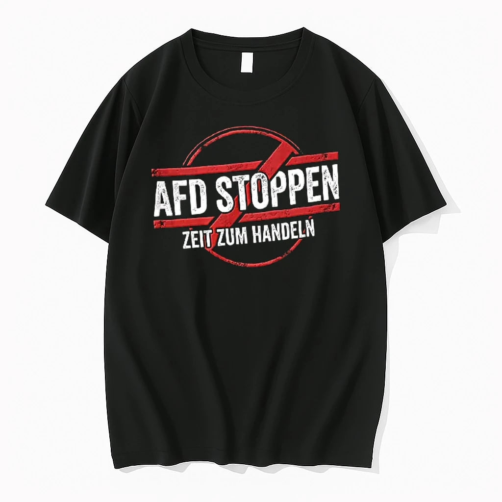 Officials Afd Stoppen Zeit Zum Handeln Politics Protest Movement Activist T Shirt Sweater