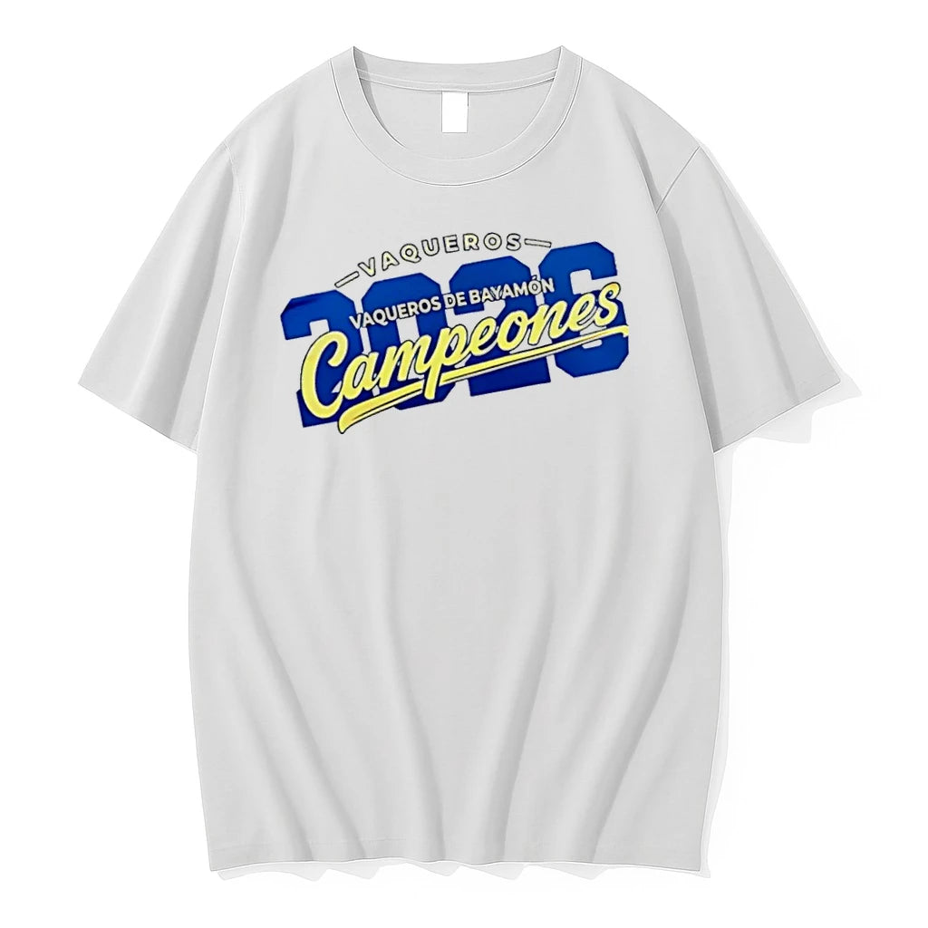 Officials Bsn Champions Vaqueros De Bayamon 2026 Logo T Shirt Sweater