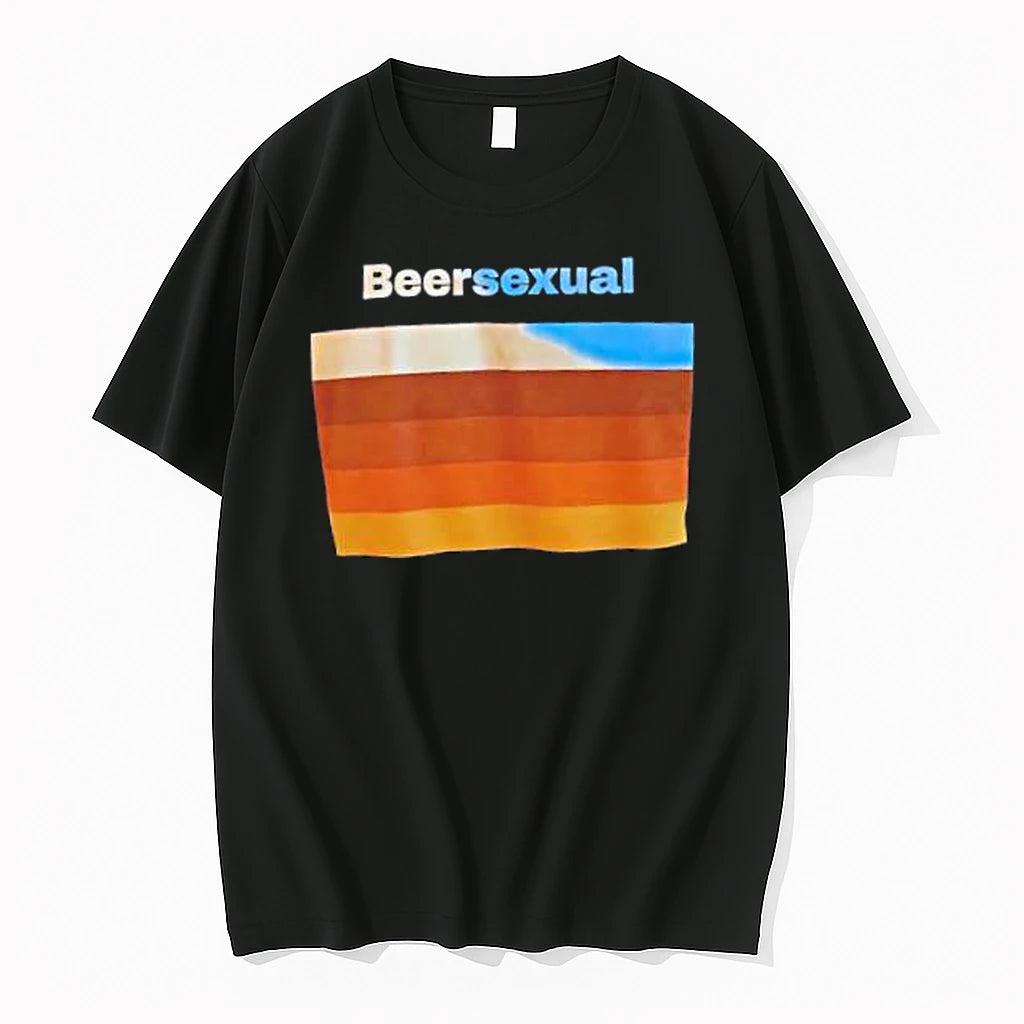 Officials Beersexual Gradient Stripes Beer Lover Drinking Merch T Shirt Sweater