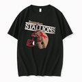 Officials Birmingham Stallions Distressed Retro Football Helmet Horse Logo Men T Shirt Sweater