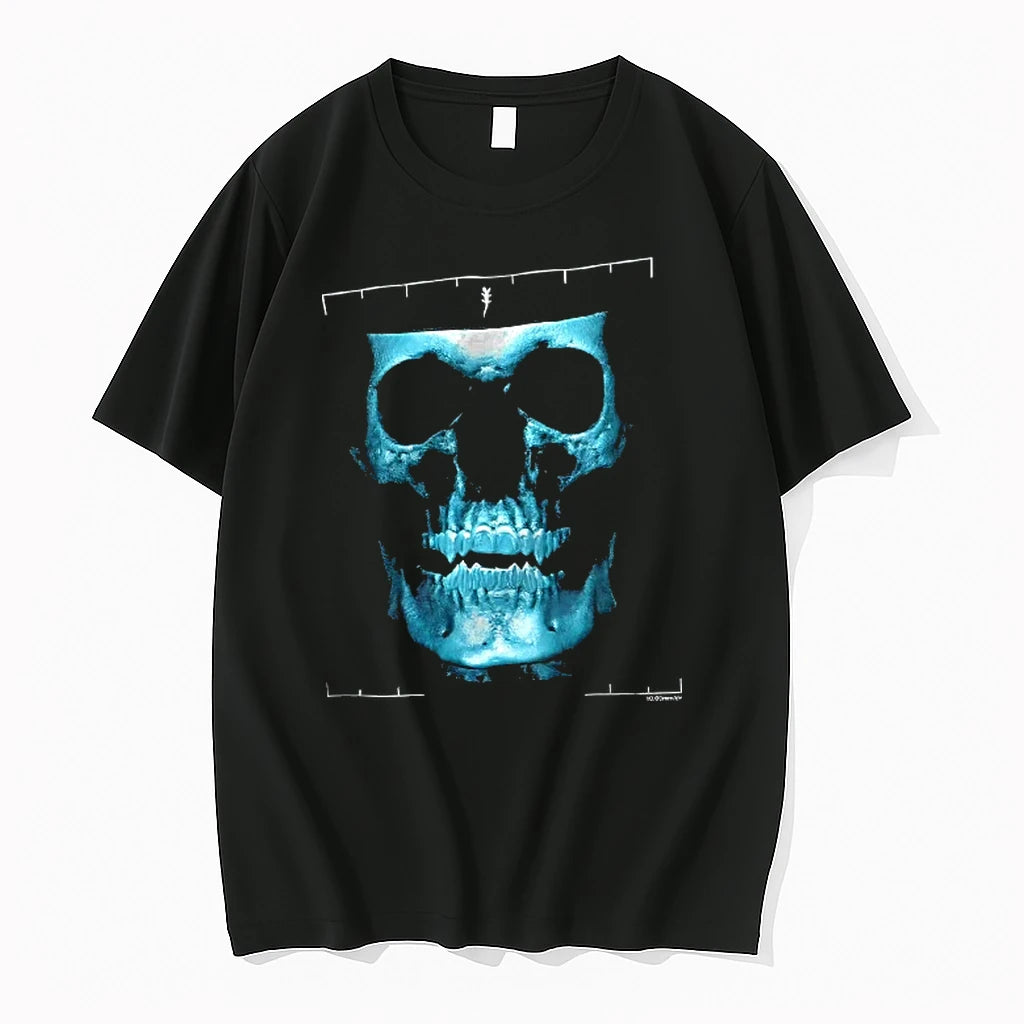 Officials Blue Medical Ct Scan Skull Fangs T Shirt Sweater