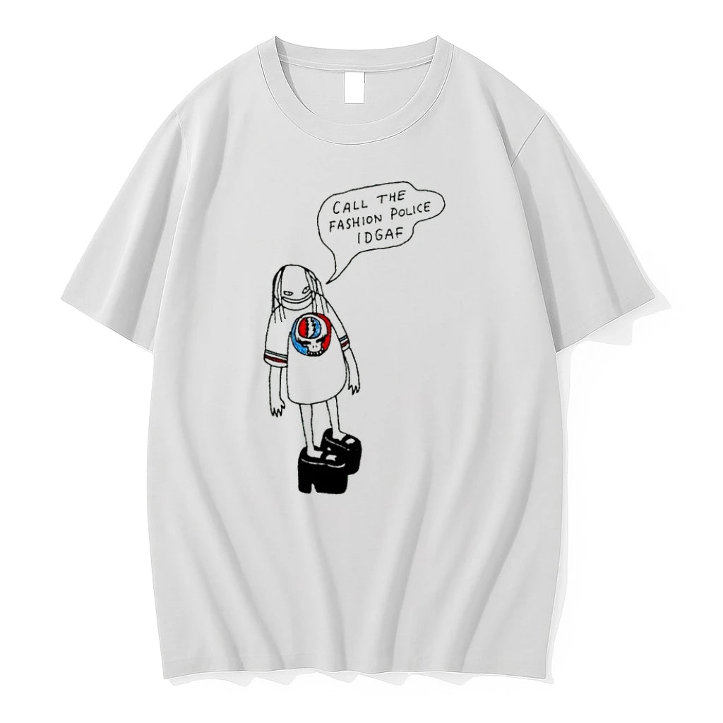 Officials Call The Fashion Police Idgaf Paint T Shirt Sweater