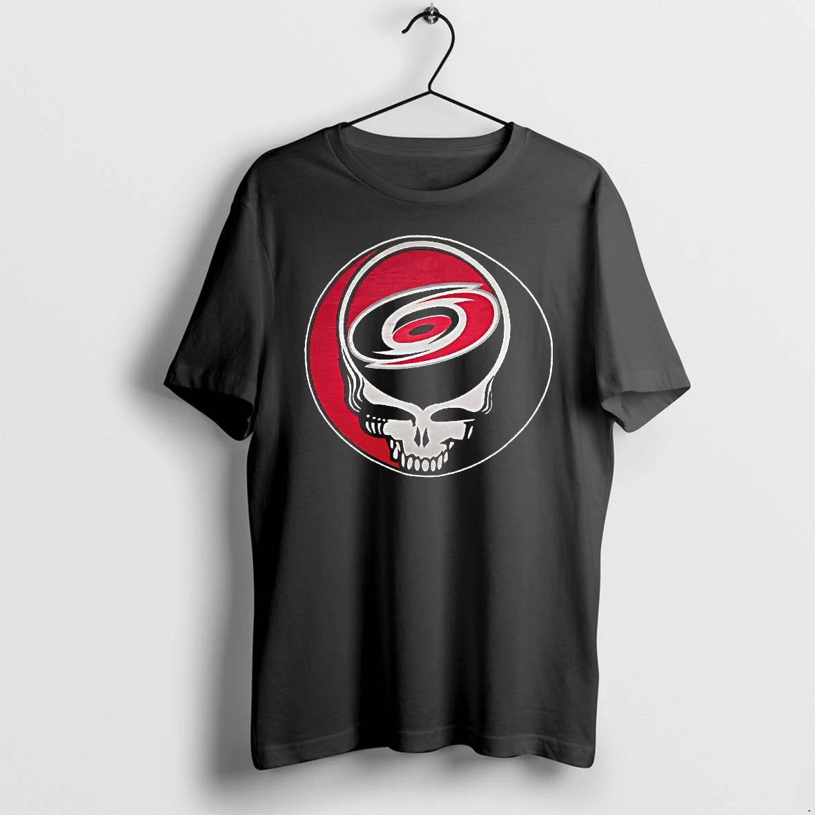 Officials Carolina Hurricanes Grateful Dead Steal Your Face Skull T Shirt Sweater