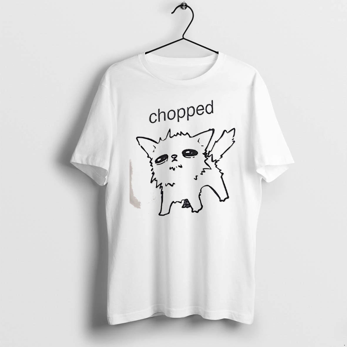 Officials Chopped Cartoon Scruffy Cat T Shirt Sweater