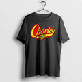 Officials Chorley Fm Yellow Cursive Typography Red Layered Background Men T Shirt Sweater