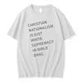 Officials Christian Nationalism Is Just White Supremacy In Bible Drag T Shirt Sweater