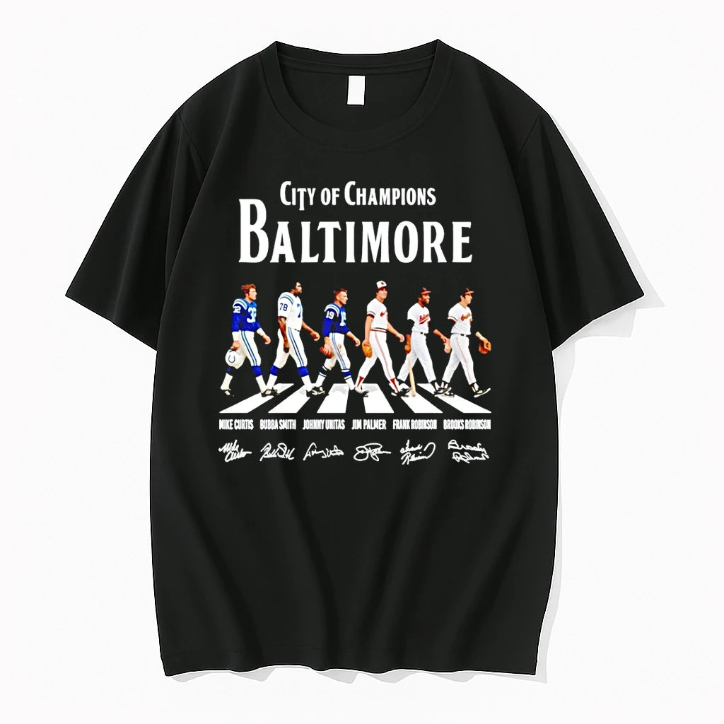 Officials City Of Champions Baltimore Abbey Road Signature T Shirt Sweater