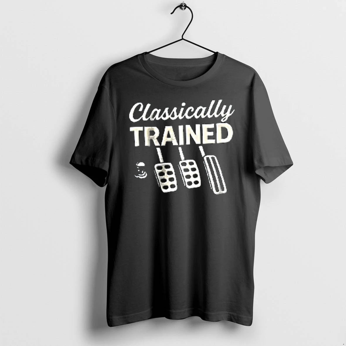 Officials Classically Trained Three Manual Transmission Car Pedals Distressed Youth T Shirt Sweater