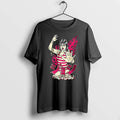 Officials Cult Of Joshi Anime Female Wrestler Japanese Katakana Red Flames Youth T Shirt Sweater