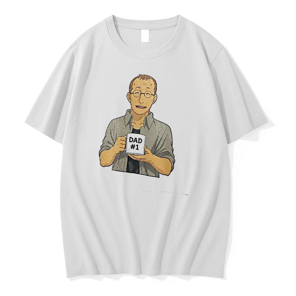 Officials Dad 1 Cartoon Glasses Figure Holding T Shirt Sweater