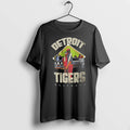 Officials Detroit Tigers Mlb Baseball Figures Convertible Car Bat Diamond Outline Youth T Shirt Sweater