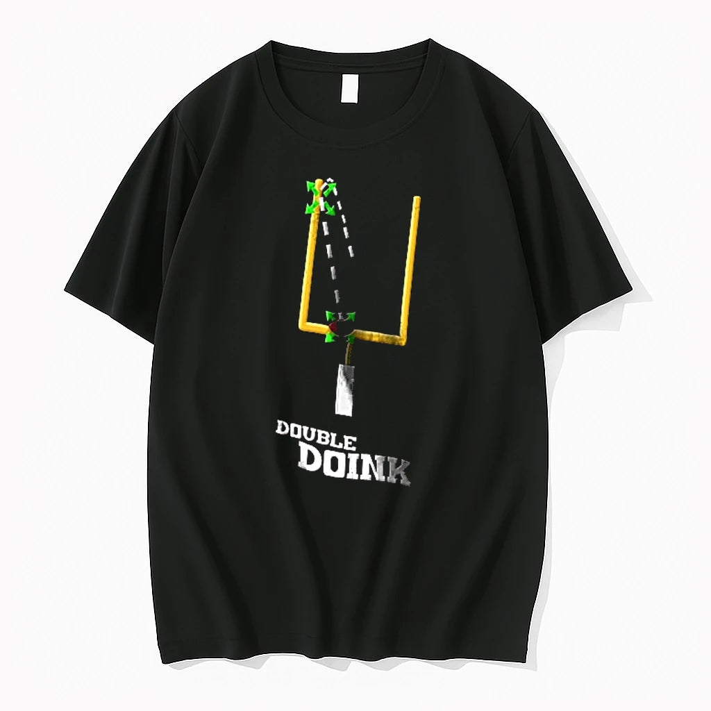 Officials Double Doink Yellow Goalpost Football Collision Arrows Trajectory Men T Shirt Sweater