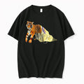 Officials Fedex Tiger Draped In Distressed Envelope Packaging Cutout Men T Shirt Sweater