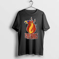 Officials Firebirds Dads Cartoons Flaming Phoenix Head Flame Mascot Logo Youth T Shirt Sweater