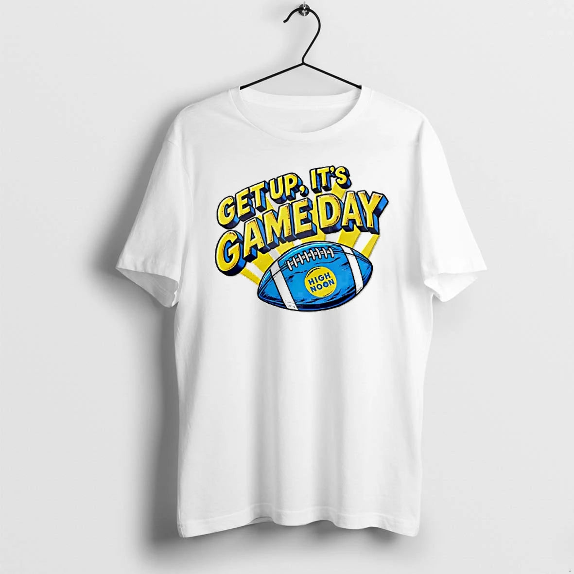 Officials Get Up It Is Game Day High Noon Football Women T Shirt Sweater