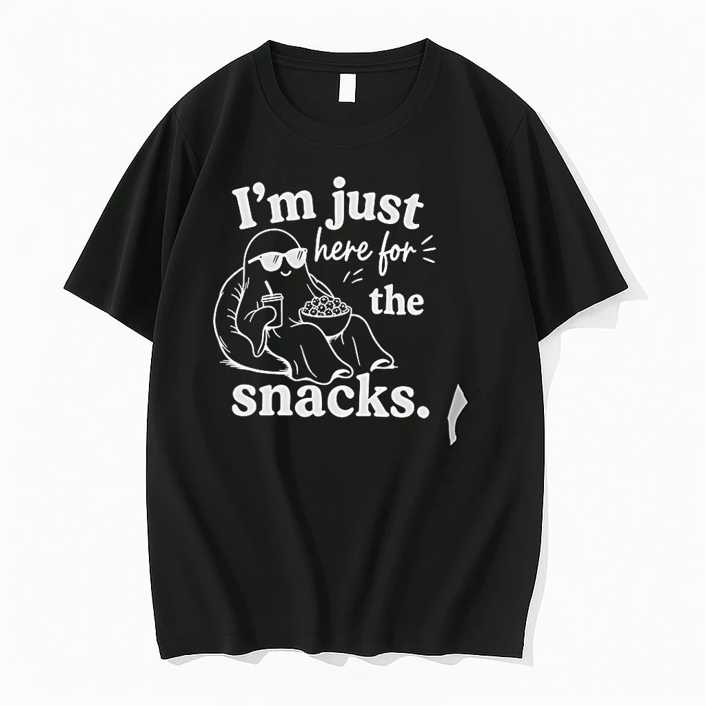 Officials Ghost Im Just Here For The Snacks Halloween Party Pun T Shirt Sweater