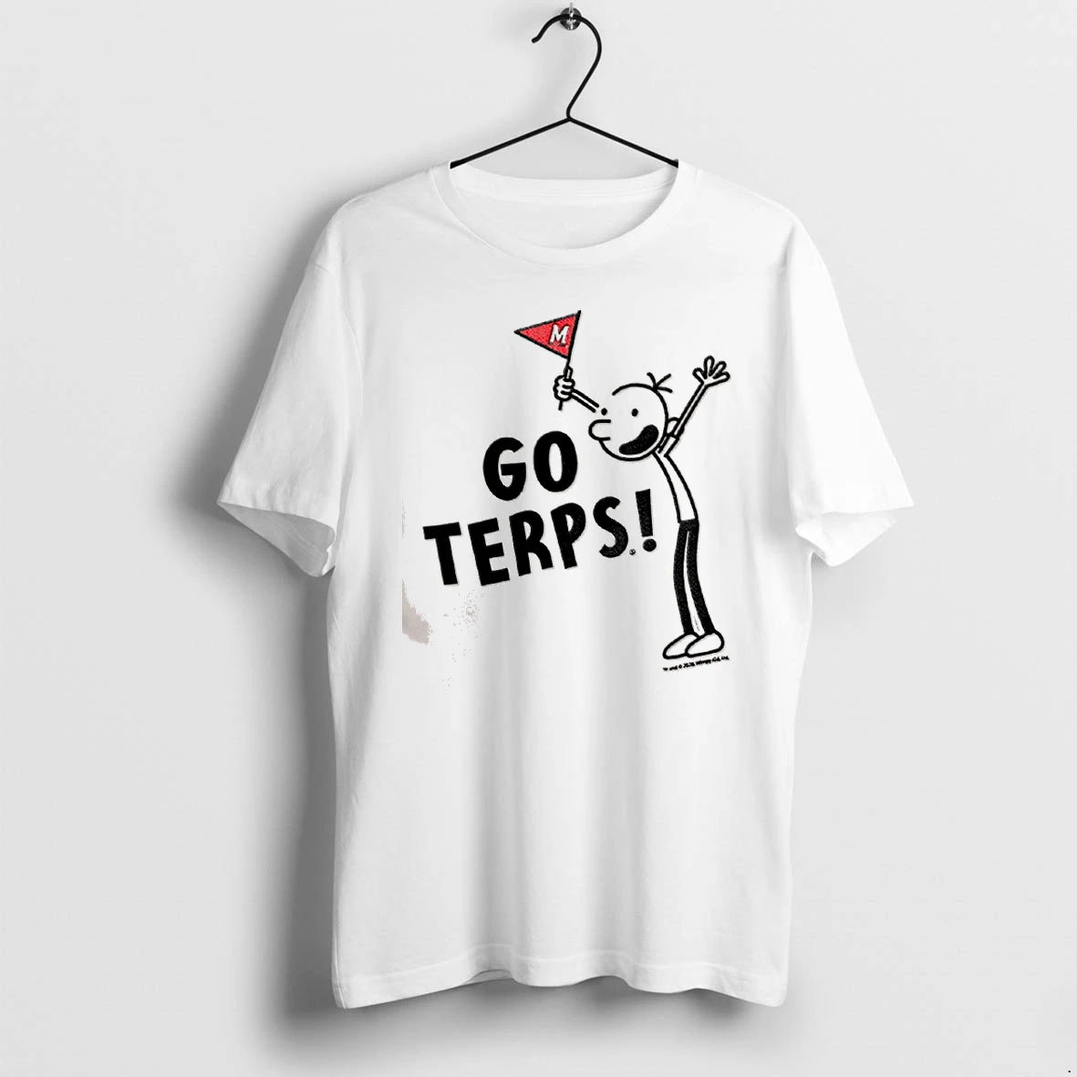 Officials Greg Heffley Go Terps Maryland Terrapins Ncaa Cartoon T Shirt Sweater