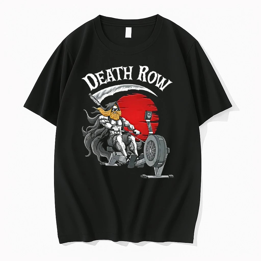 Officials Grim Reaper Rowing Death Row Workout Fitness Training Weightlifting Gym T Shirt Sweater