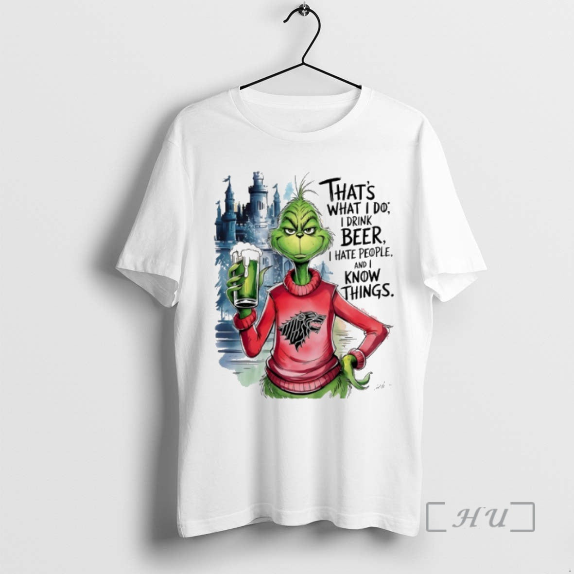 Officials Grinch Thats What I Do I Drink Beer I Hate People And I Know