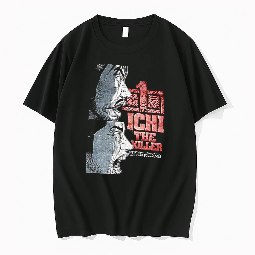 Officials Hardcore Chocolate Ichi The Killer Screaming Crying Manga Halftone Panels T Shirt Sweater