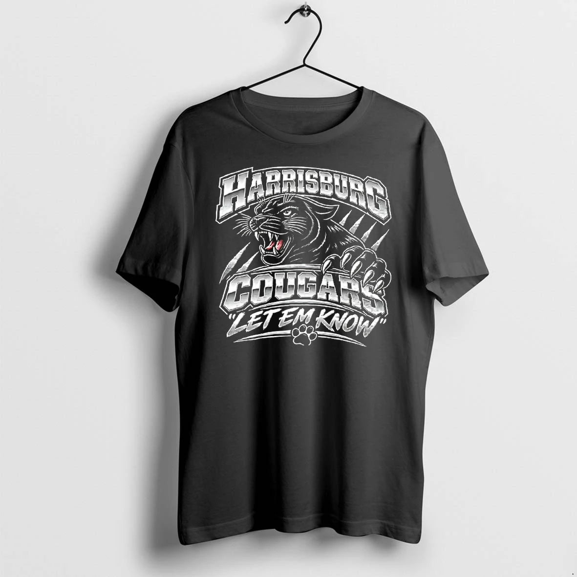 Officials Harrisburg Cougars Let Em Know Harrisburg Cougars Let Em Know Tee T Shirt Sweater