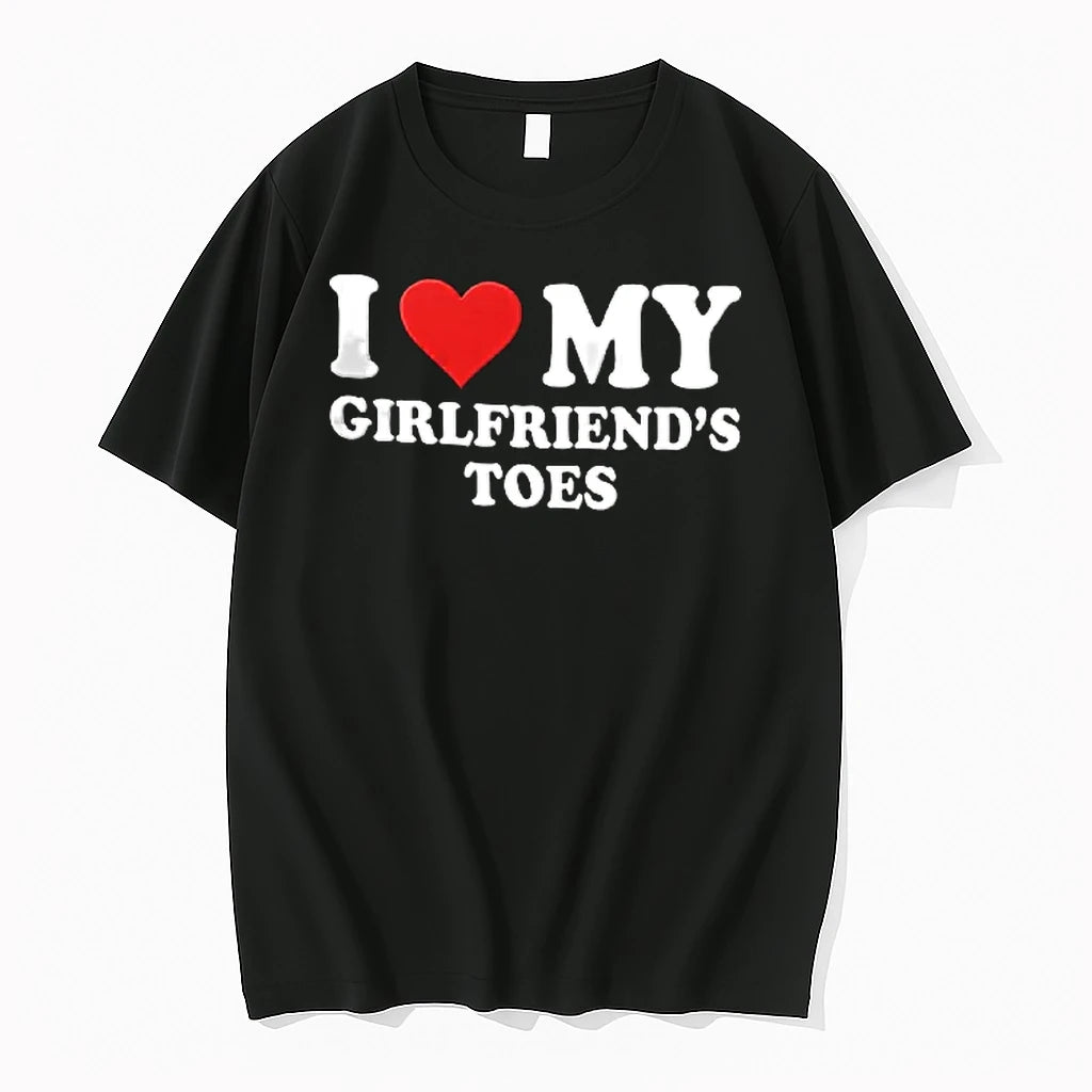 Officials I Love My Girlfriends Toes Funny Suggestive Relationship T Shirt Sweater
