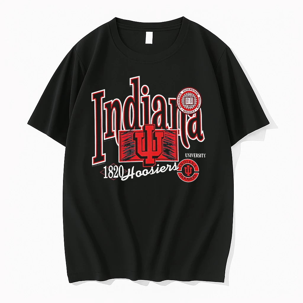 Officials Indiana University Hoosiers 1820 Ncaa Iu Logo Tank Top T Shirt Sweater