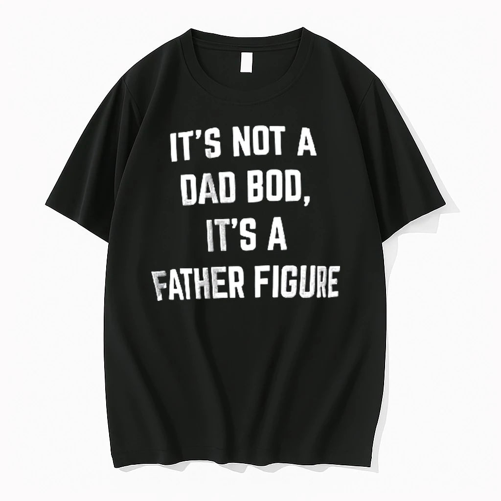 Officials Its Not A Dad Bod Father Figure Bold White Typography Youth T Shirt Sweater