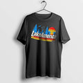 Officials Lakeamerica Est 2023 Retro Sunset Pine Trees Birds Water Reflection Men T Shirt Sweater