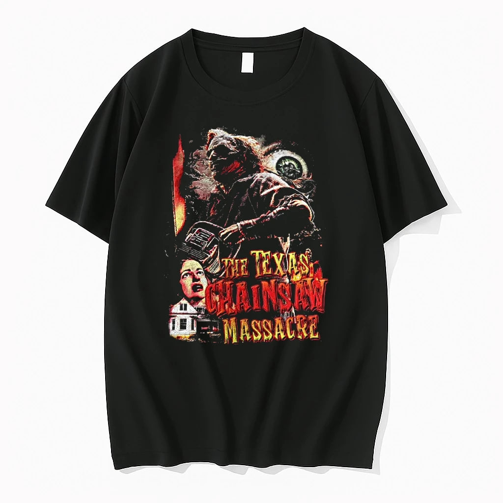 Officials Leatherface The Texas Chainsaw Massacre Movie Horror Slasher T Shirt Sweater