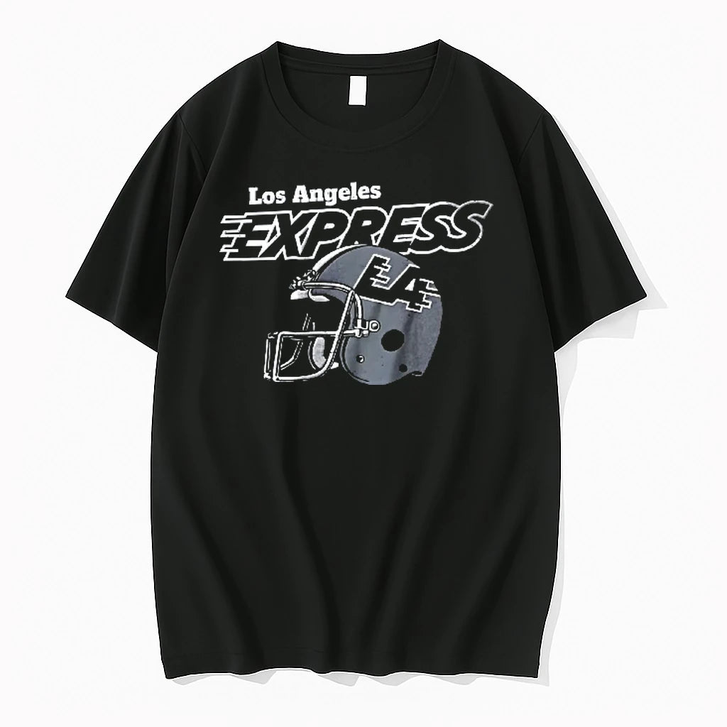 Officials Los Angeles Express Distressed Retro Football Helmet Logo Youth T Shirt Sweater
