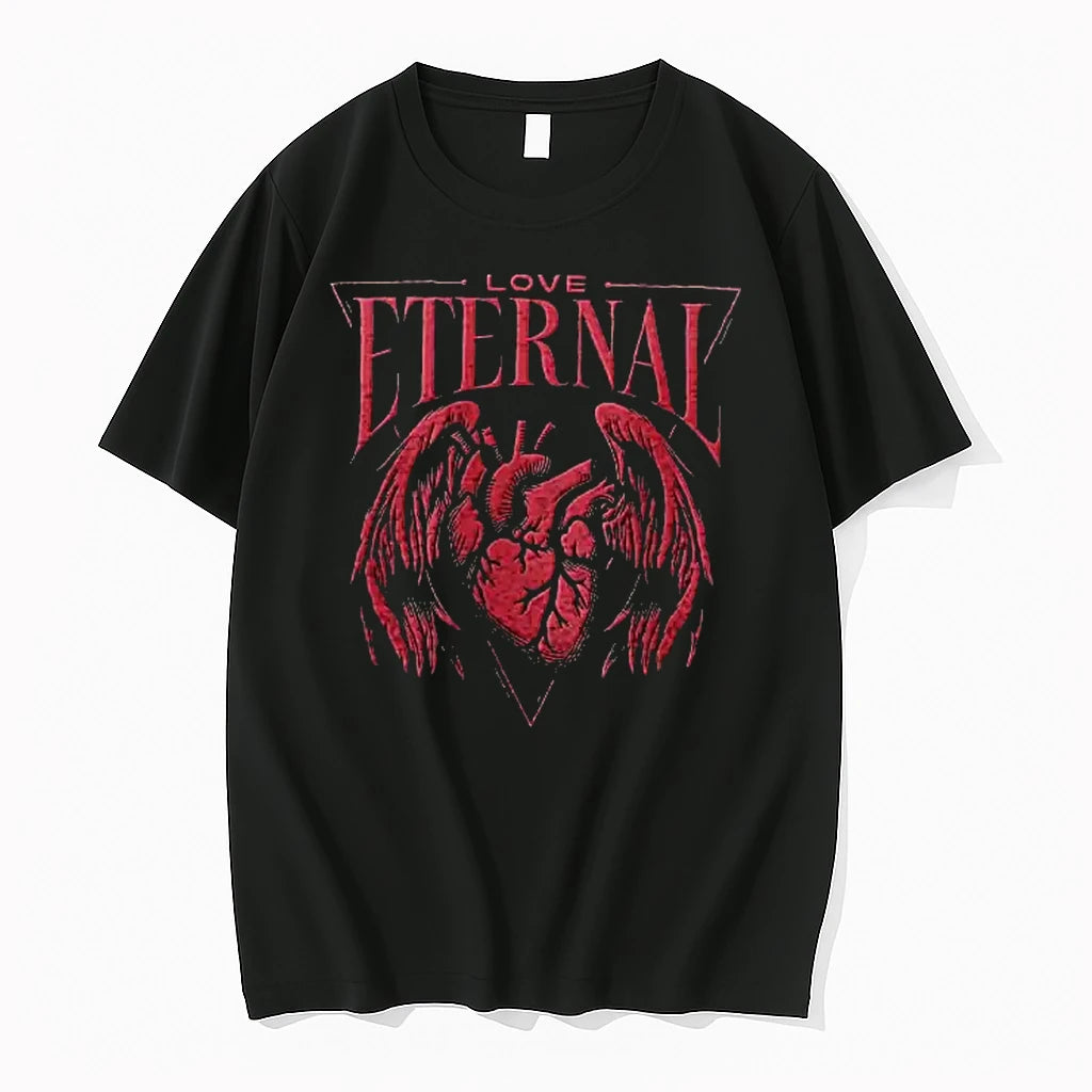 Officials Love Eternal Anatomical Heart With Wings Gothic Romantic Symbolism T Shirt Sweater