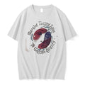 Officials Mangled Twisted Saint The Grotesque Reality Woodcut Crying Moon Face Circle T Shirt Sweater