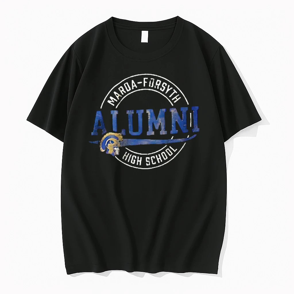 Officials Maroa Forsyth High School Alumni Trojan Helmet Swoosh Circle Frame Youth T Shirt Sweater