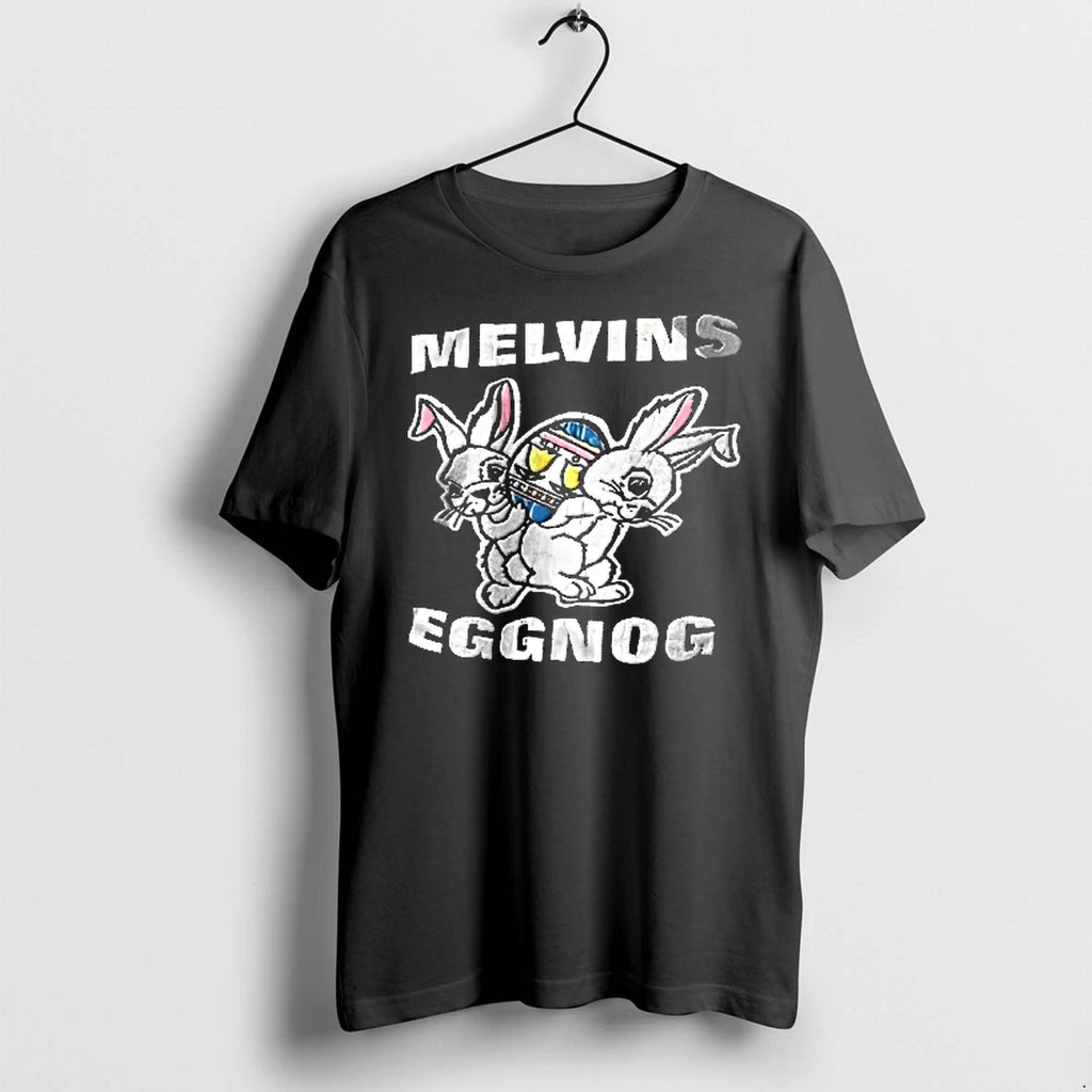 Officials Melvins Eggnog Distressed Conjoined Two Headed Rabbits Cartoon Youth T Shirt Sweater
