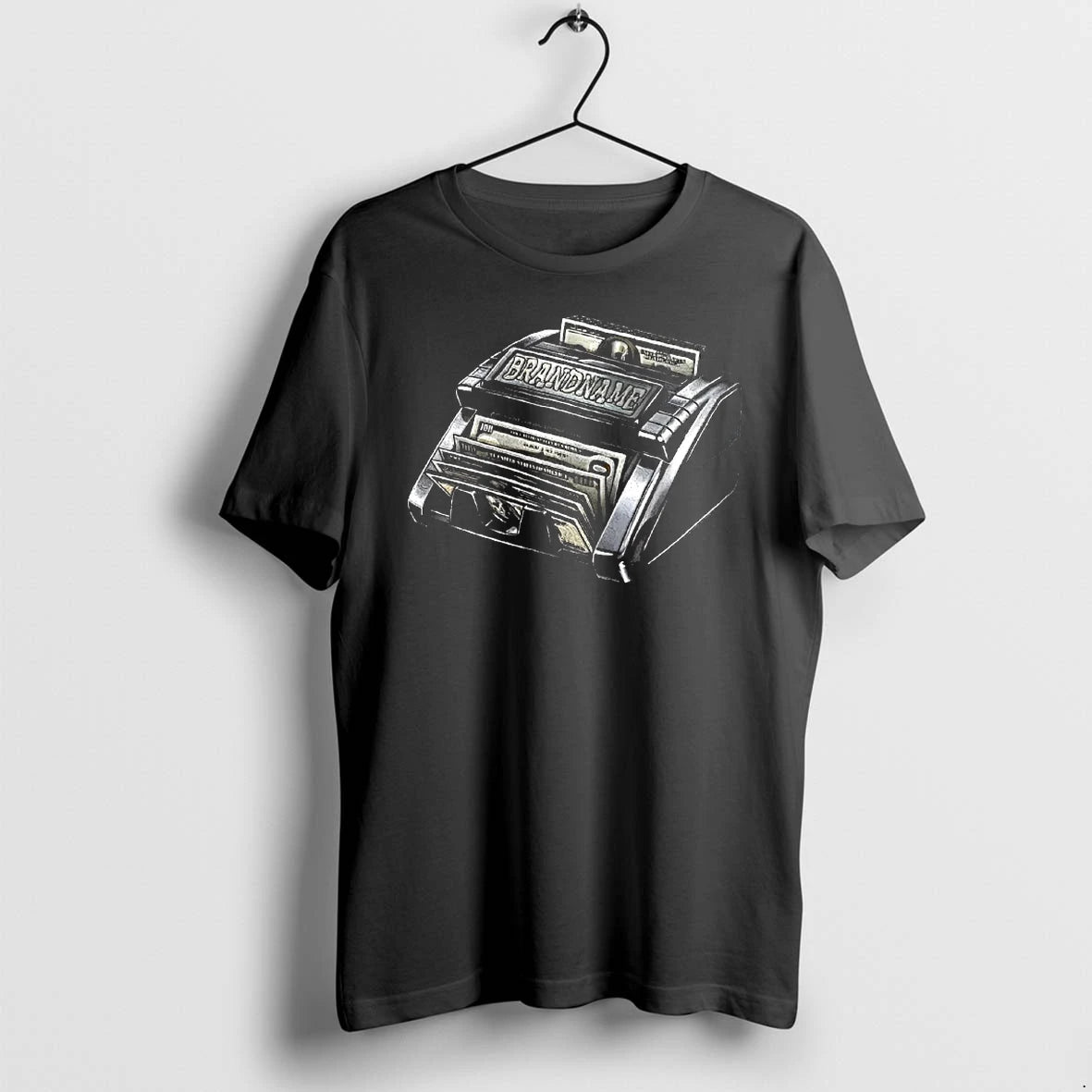 Officials Money Counter Brandname Hundred Dollar Bill Cash Stack Wealth Success T Shirt Sweater