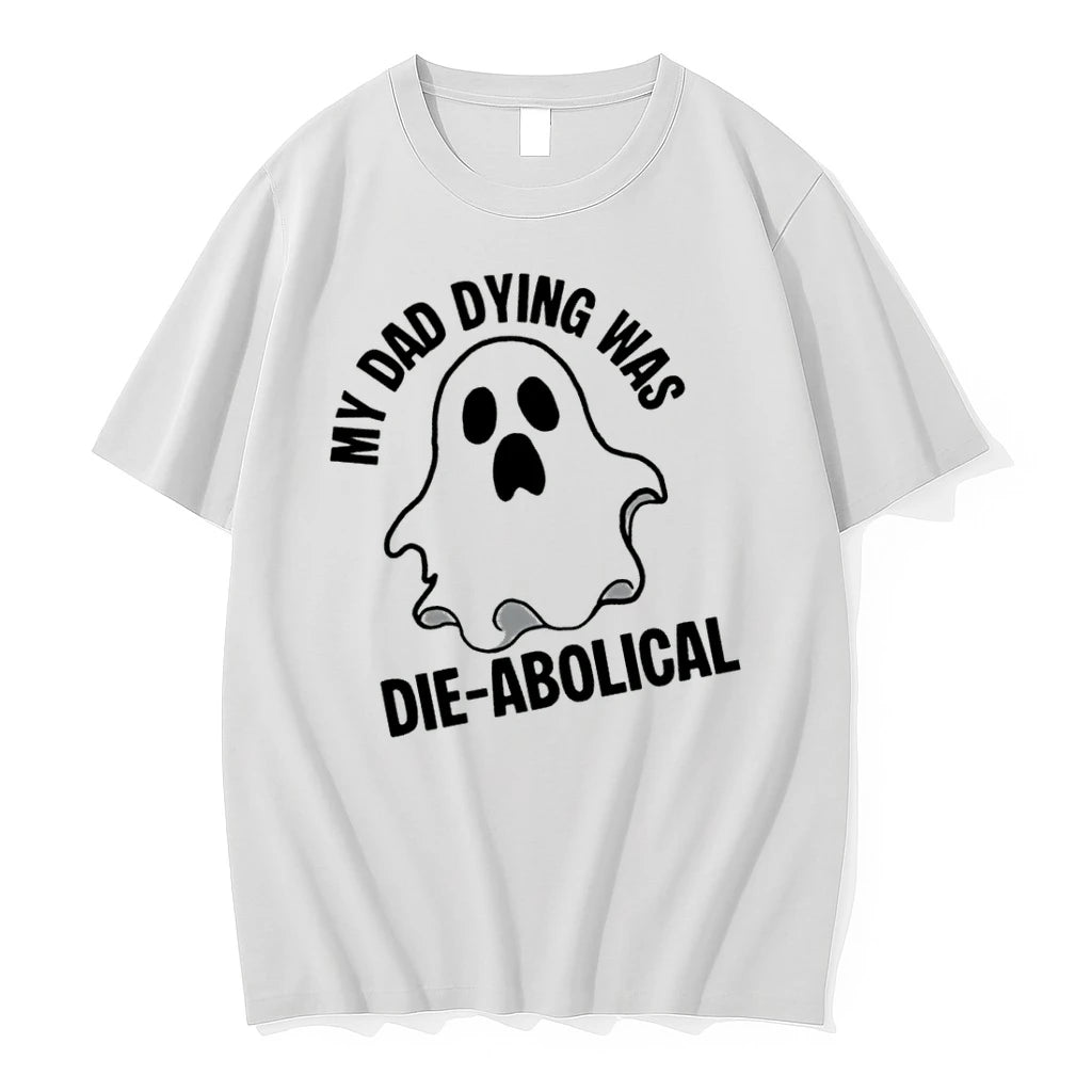 Officials My Dad Dying Was Die Abolical Ghost Pun T Shirt Sweater