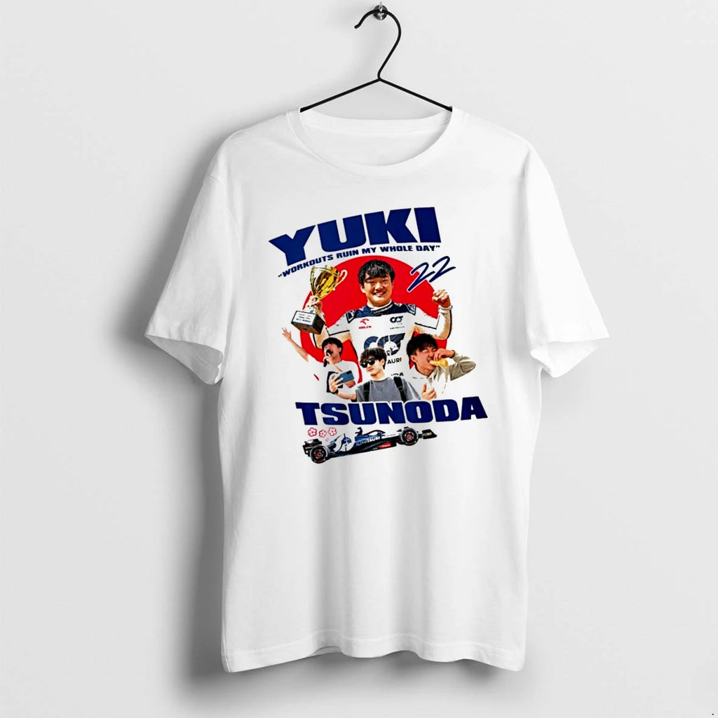 Officials Nicole Piastri Yuki Tsunoda Workouts Ruin My Whole Day T Shirt Sweater