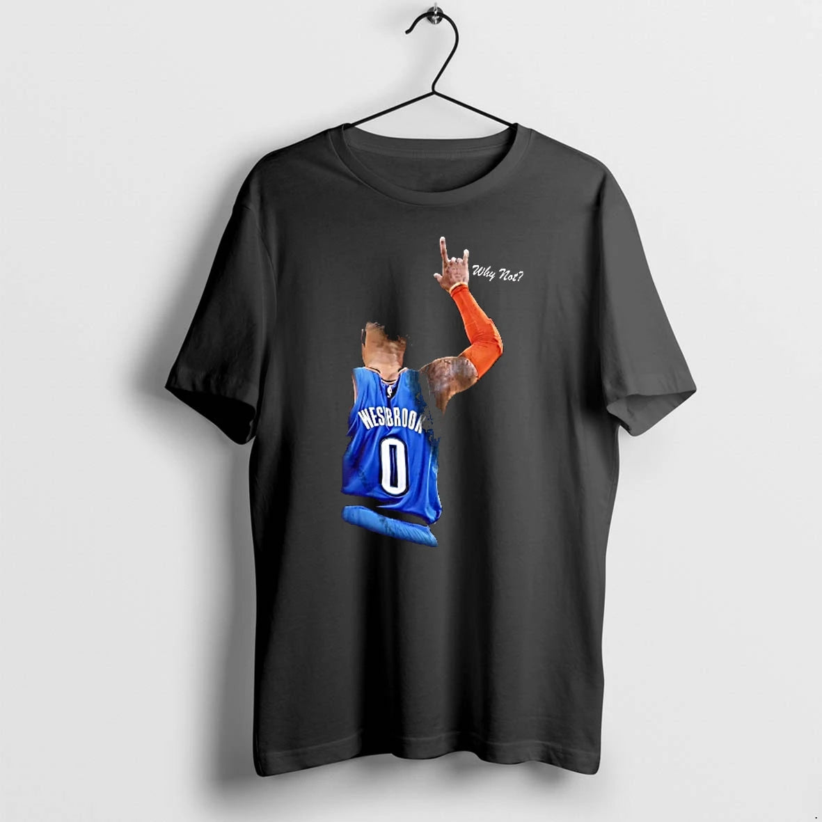 Officials Oklahoma City Thunder Russell Westbrook Celebrating Why Not Men T Shirt Sweater