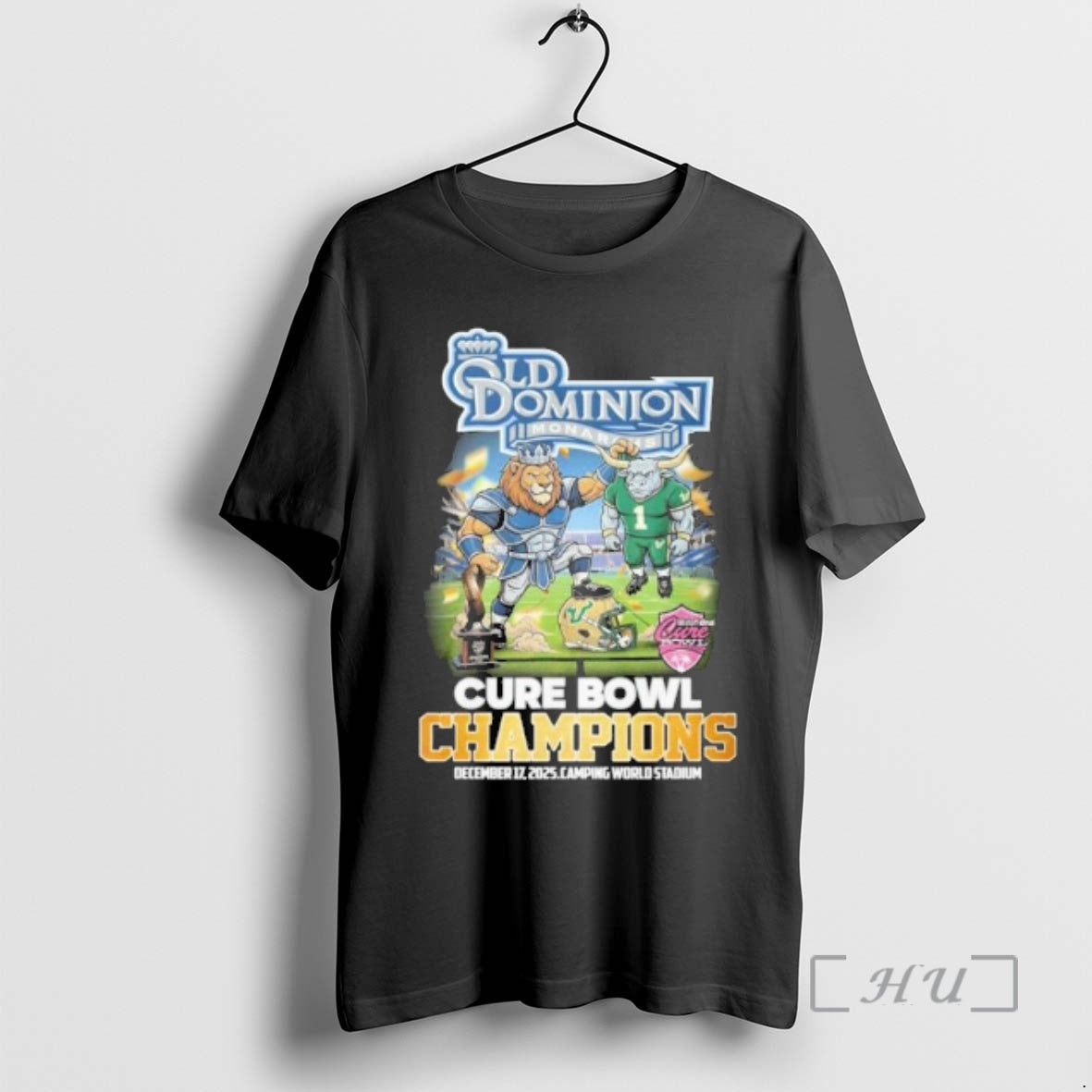 Officials Old Dominion Mascot 2025 Cure Bowl Champions
