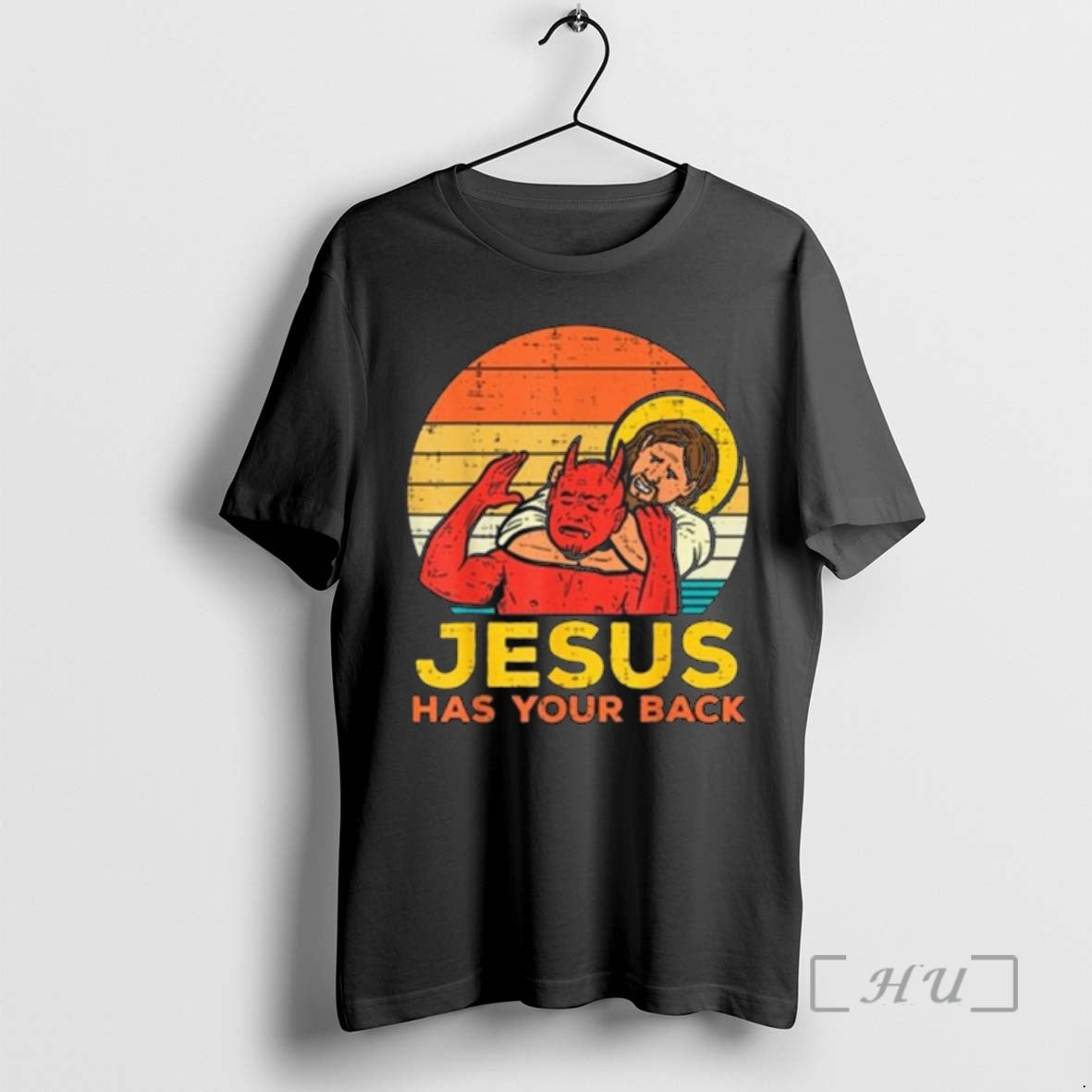 Officials Otis Wrestler Jesus Has Your Back Jiu Jitsu Retro Christian Premium T Shirts Sweater